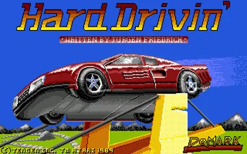 Hard Drivin' screen shot title